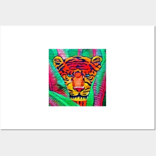 Tiger Head #1a Posters and Art